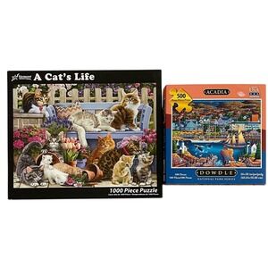A Cat's Life/National Parks Set of 2 Puzzles